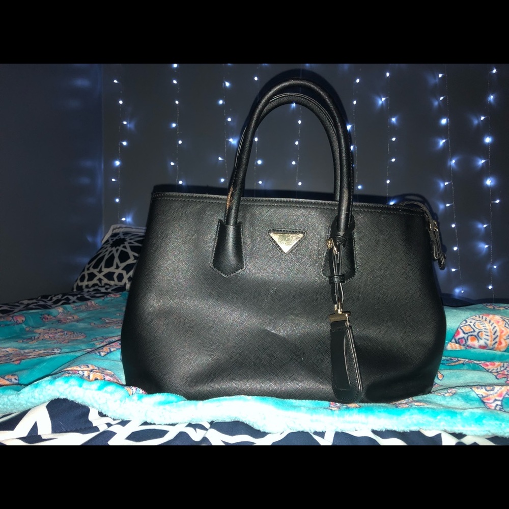 Black leather Purse